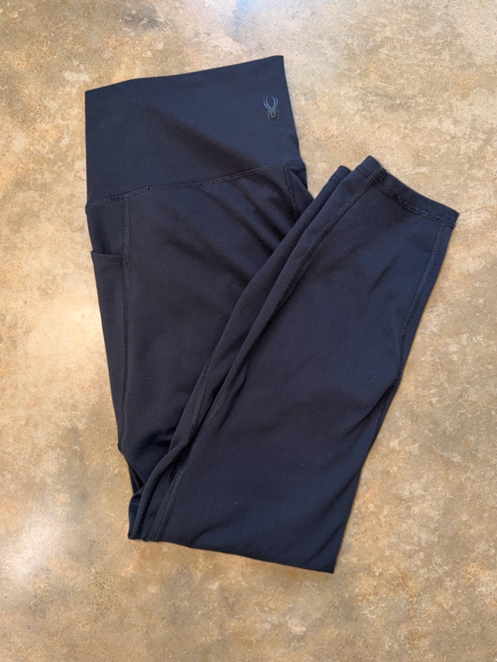 Spyder Women's Black Leggings with Side Pocket